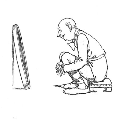 Ele riu de prazer, c1930 de William Heath Robinson