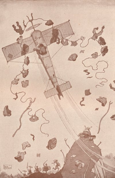 Mais crimes no ar, c1918 1919 de William Heath Robinson