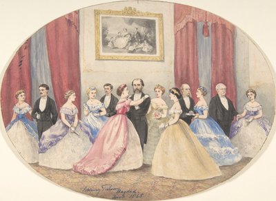 Recepção Britânica em Bagdad, 1865. de W Henry Pierson