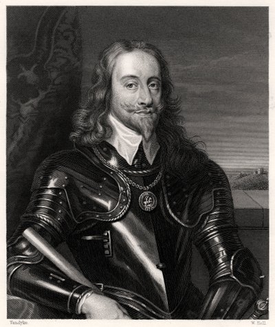 Carlos I, rei da Grã-Bretanha e Irlanda, século XIX. de W. Holl
