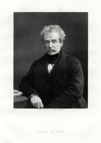 Colin Campbell, 1º Barão Clyde, soldado escocês, século XIX de W. Holl