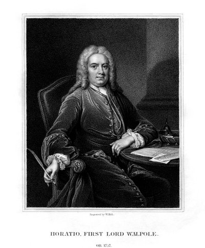 Horatio Walpole, 1º Barão Walpole de Wolterton, diplomata e político inglês, 1831. de W. Holl