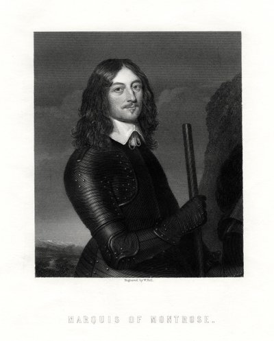 James Graham, 1º marquês de Montrose, nobre escocês e soldado, século XIX de W. Holl