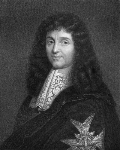 Jean-Baptiste Colbert, estadista francês do século XVII, 1836. de W. Holl