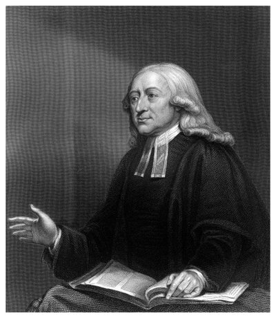 John Wesley, pregador inglês não conformista do século XVIII. de W. Holl
