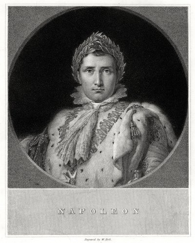 Napoleão Bonaparte, século XIX. de W. Holl
