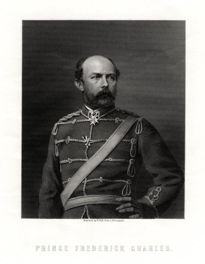 Príncipe Frederick Charles, século XIX de W. Holl