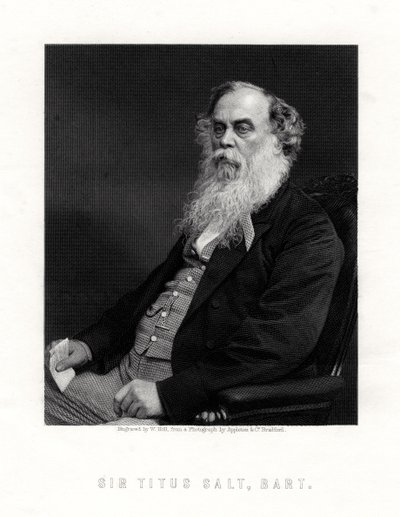 Sir Titus Salt, fabricante e benfeitor britânico, século XIX. de W. Holl