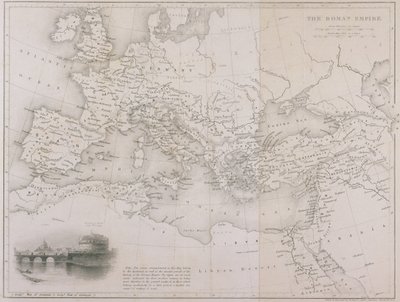O Império Romano, c.1850 de W Hughes