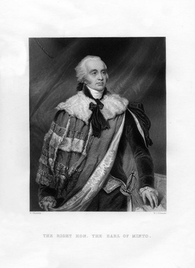 Gilbert Elliot Murray-Kynynmound, 1º conde de Minto, século XIX. de W. J. Edwards