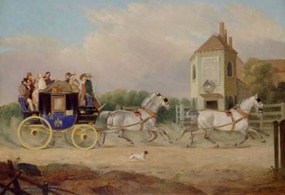 Stourbridge para Birmingham Royal Mail Coach, 1842.   de W. J. Pringle