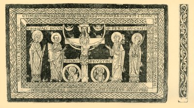 O Altar Portátil de Hildesheim, c1160-1170, 1881. de W Jones