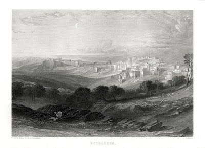 Belém, Palestina, século XIX de W. Miller