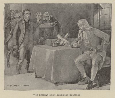 A exigência ao Governador Dunmore (litho) de W. P. Snyder