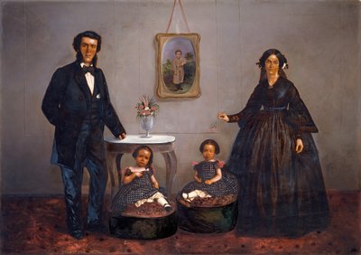 Retrato de família, ca. 1855 de W. Penny