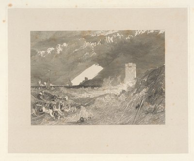 Entrada para Fowey Harbour, Cornualha de W. R. Smith