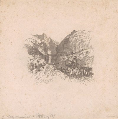 Hannibal passando os Alpes (vinhetas) de W. R. Smith