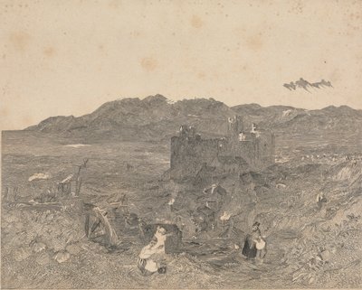 Castelo de Harlech, País de Gales do Norte de W. R. Smith