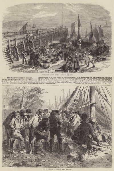 A pesca de arenque de Yarmouth de W. R. Woods