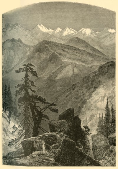"Cimeira das Serras", 1874.   de W. Roberts