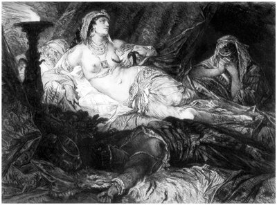 Cleópatra, c 1880-1882. de W. Unger
