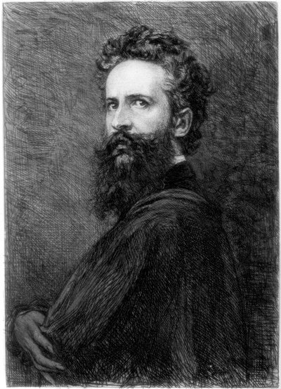 Hans Makart, artista austríaco, c1880-1882. de W. Unger