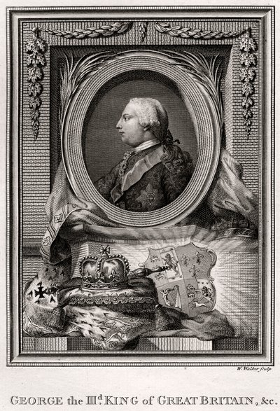 Jorge III, rei da Grã-Bretanha, 1777 de W. Walker