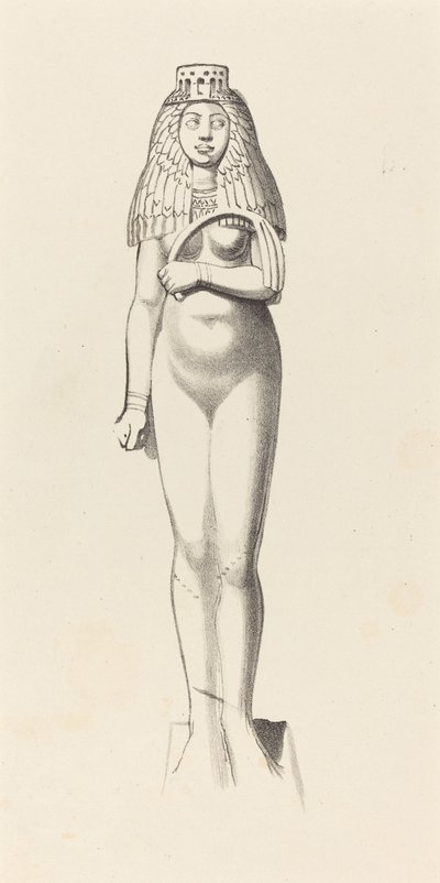 Figura de Bubaste ou Ísis de W. Walton after John Flaxman