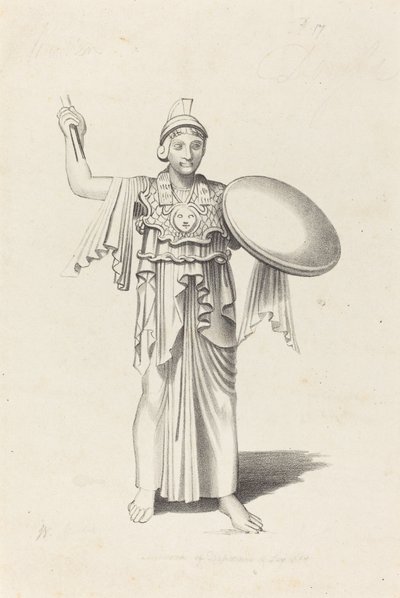Minerva, de um bronze por Dédalo de W. Walton after John Flaxman