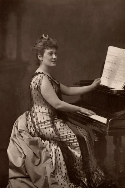 "Madame Nordica (Lilian Norton) (1857-1914) soprano americana. (woodburytype) de W. and D. (after) Downey