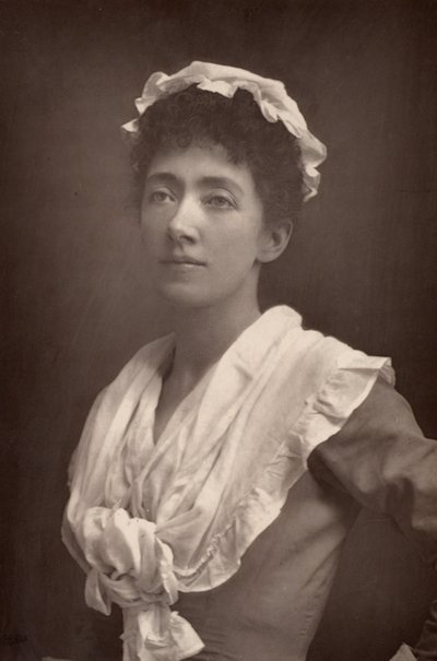 "Marion Terry (1852-1930) Atriz inglesa e irmã de Ellen Terry e Fred Terry (woodburytype) de W. and D. (after) Downey