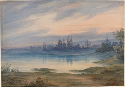 Paisagem perto de Estrasburgo, olhando para St. Gall de W. van Detta