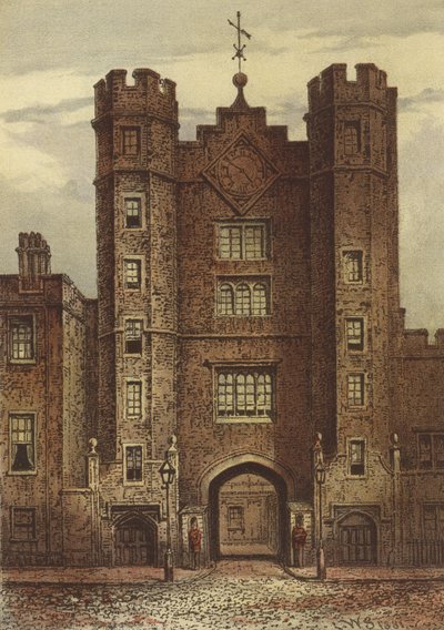 Gateway, o Palácio de St. James (Chromolitho) de Waldo Sargeant