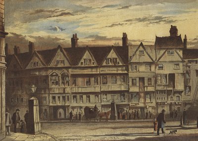 Casas Antigas, Barras Holborn (chromolitho) de Waldo Sargeant