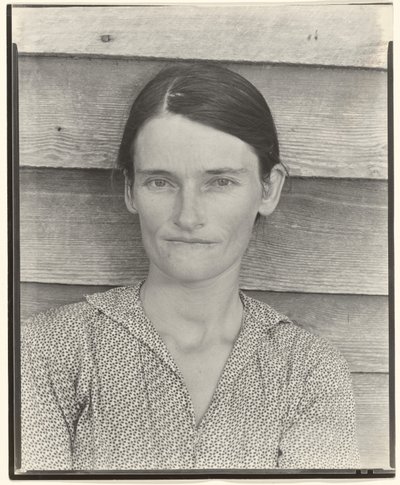 Allie Mae Burroughs, mulher de um meeiro de algodão, Condado de Hale, Alabama de Walker Evans