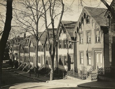 South Boston Street / Casas de madeira, Boston de Walker Evans
