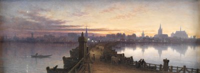 Colônia da ponte dos barcos, 1890 de Waller Hugh Paton