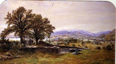 A Senhora numa Paisagem, Ambleside de Waller Hugh Paton