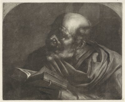 Homem careca
Estudiosos ou filósofos (título da série) de Wallerant Vaillant
