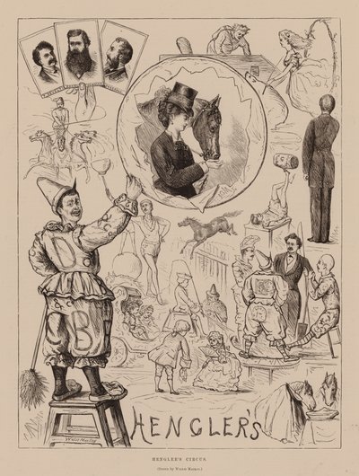 Circo de Hengler (gravura) de Wallis Mackay