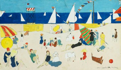 Na praia de Walt Kuhn