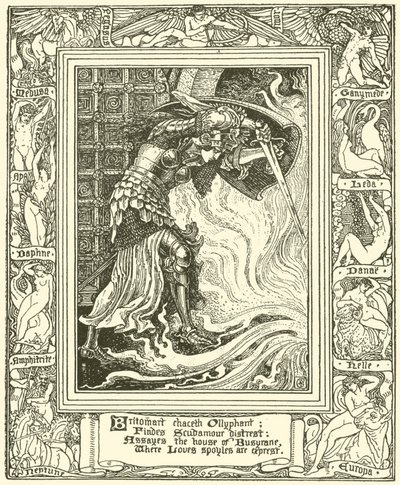 Da Fada Queene de Spenser (gravura) de Walter (after) Crane