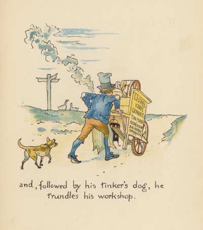 Ilustração para Legends for Lionel de Walter Crane (litografia a cores) de Walter (after) Crane