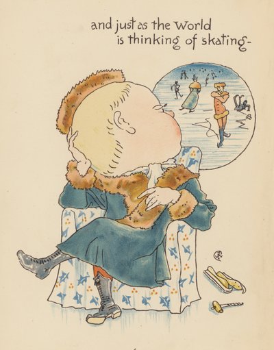 Ilustração para Legends for Lionel de Walter Crane (litografia a cores) de Walter (after) Crane