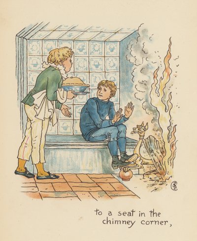 Ilustração para Legends for Lionel de Walter Crane (litografia a cores) de Walter (after) Crane