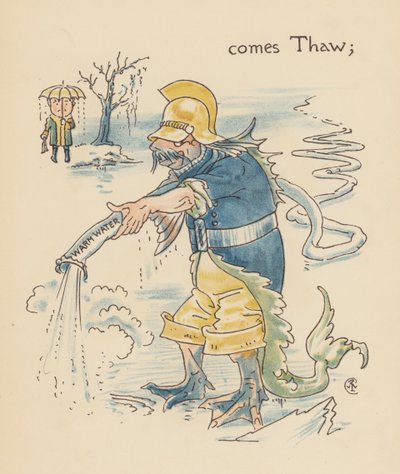 Ilustração para Legends for Lionel de Walter Crane (litografia a cores) de Walter (after) Crane