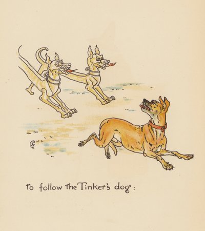 Ilustração para Legends for Lionel de Walter Crane (litografia a cores) de Walter (after) Crane