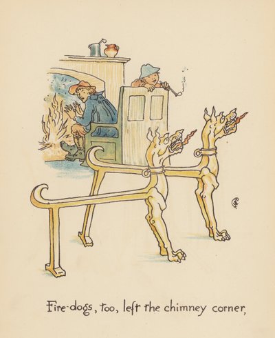 Ilustração para Legends for Lionel de Walter Crane (litografia a cores) de Walter (after) Crane