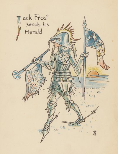 Ilustração para Legends for Lionel de Walter Crane (litografia a cores) de Walter (after) Crane