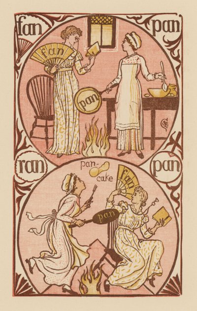 Página de The Golden Primer (cor litho) de Walter (after) Crane